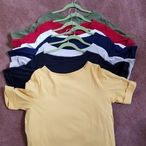 Lot of 7 Woman Within tops